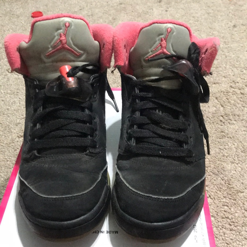 Authentic...Pink and black Jordan Retro 5s